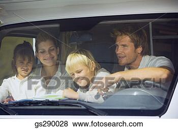 Stock Photo - family roadtrip. 
fotosearch - search 
stock photos, 
pictures, images, 
and photo clipart