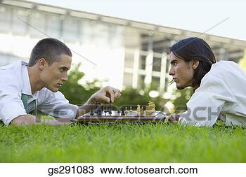 Stock Photo - businessmen playing 
chess outdoors. 
fotosearch - search 
stock photos, 
pictures, images, 
and photo clipart