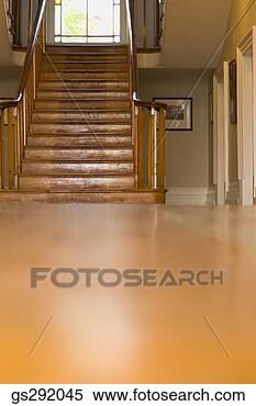 Stock Image - foyer leading 
to stairwell. 
fotosearch - search 
stock photos, 
pictures, images, 
and photo clipart