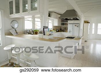 Stock Photograph - modern kitchen. 
fotosearch - search 
stock photos, 
pictures, images, 
and photo clipart