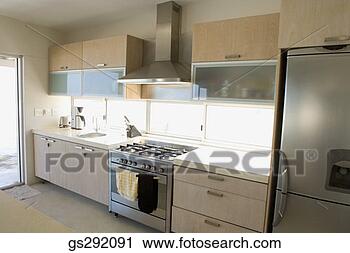 Stock Photography - modern kitchen. 
fotosearch - search 
stock photos, 
pictures, images, 
and photo clipart