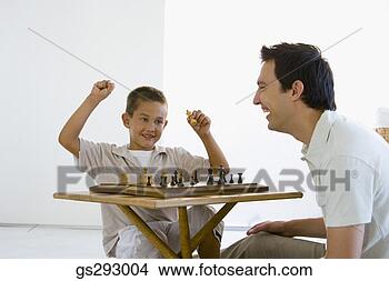 Stock Photo - father and son 
playing chess. 
fotosearch - search 
stock photos, 
pictures, images, 
and photo clipart