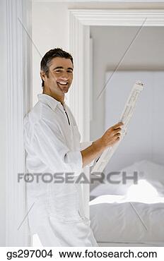 Stock Photo - man reading newspaper. 
fotosearch - search 
stock photos, 
pictures, images, 
and photo clipart