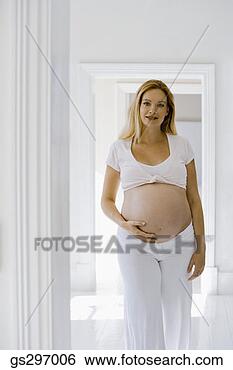 Stock Photo - smiling pregnant 
woman. fotosearch 
- search stock 
photos, pictures, 
images, and photo 
clipart