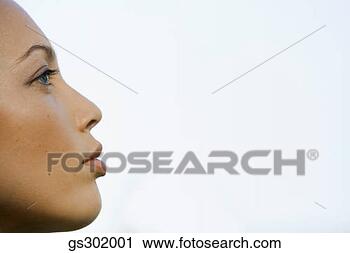 Stock Photography - profile of woman. 
fotosearch - search 
stock photos, 
pictures, images, 
and photo clipart