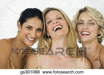 Stock Photo - laughing women. 
fotosearch - search 
stock photos, 
pictures, images, 
and photo clipart