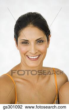 Stock Photo - smiling woman. 
fotosearch - search 
stock photos, 
pictures, images, 
and photo clipart