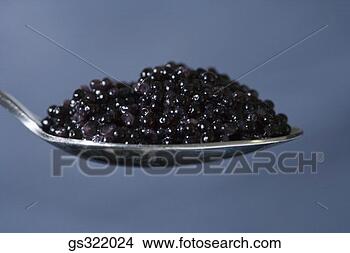 Banco de Imagem - colherada,  caviar. 
fotosearch - busca 
de fotos, imagens 
e clipart