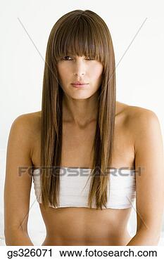 Stock Photography - portrait of woman 
in bra. fotosearch 
- search stock 
photos, pictures, 
images, and photo 
clipart