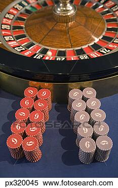Stock Image - roulette wheel 
and gambling chips. 
fotosearch - search 
stock photos, 
pictures, images, 
and photo clipart