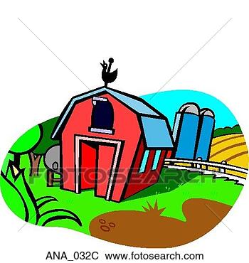 Clip Art - farm color. fotosearch 
- search clipart, 
illustration, 
drawings and vector 
eps graphics images