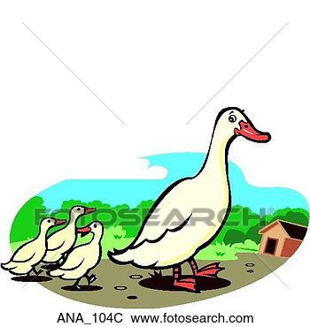 Clip Art - geese color. fotosearch 
- search clipart, 
illustration, 
drawings and vector 
eps graphics images