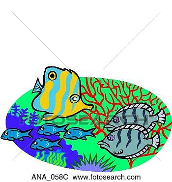 Clip Art - school of fish 
color. fotosearch 
- search clipart, 
illustration, 
drawings and vector 
eps graphics images