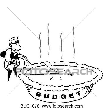 Clip Art - budget pie. fotosearch 
- search clipart, 
illustration, 
drawings and vector 
eps graphics images
