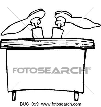 Clip Art - desk & feet. fotosearch 
- search clipart, 
illustration, 
drawings and vector 
eps graphics images