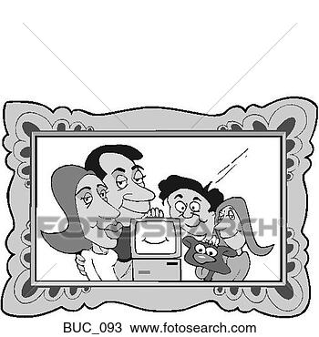 Clipart - family portrait. 
fotosearch - search 
clipart, illustration, 
drawings and vector 
eps graphics images