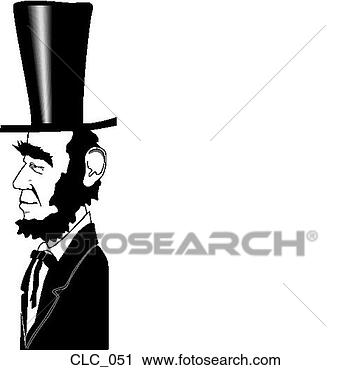 Clipart - abe,  lincoln. 
fotosearch - busca 
de ilustrações 
clipeart e desenhos