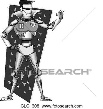 Clip Art - digit man. fotosearch 
- search clipart, 
illustration, 
drawings and vector 
eps graphics images