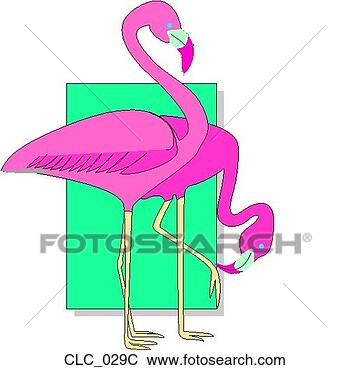 Clip Art - flamingo color. 
fotosearch - search 
clipart, illustration, 
drawings and vector 
eps graphics images