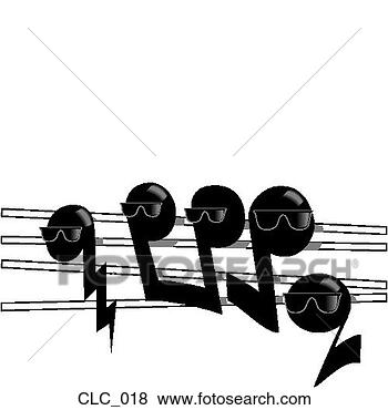 Clip Art - music note people. 
fotosearch - search 
clipart, illustration, 
drawings and vector 
eps graphics images