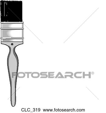 Clip Art - paint brush. fotosearch 
- search clipart, 
illustration, 
drawings and vector 
eps graphics images