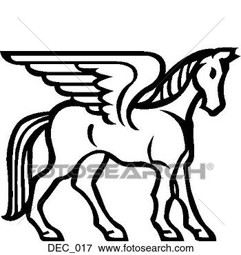 Clip Art - pegasus. fotosearch 
- search clipart, 
illustration, 
drawings and vector 
eps graphics images