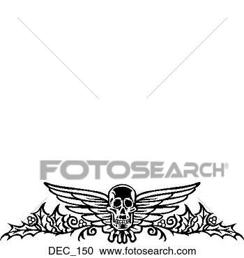 Clipart - skull. fotosearch 
- search clipart, 
illustration, 
drawings and vector 
eps graphics images
