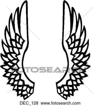 Clip Art - wings 1. fotosearch 
- search clipart, 
illustration, 
drawings and vector 
eps graphics images