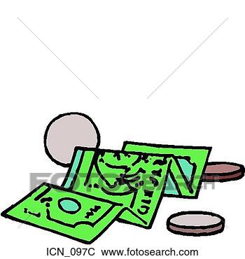 Clipart - dinheiro. fotosearch 
- busca de ilustrações 
clipeart e desenhos