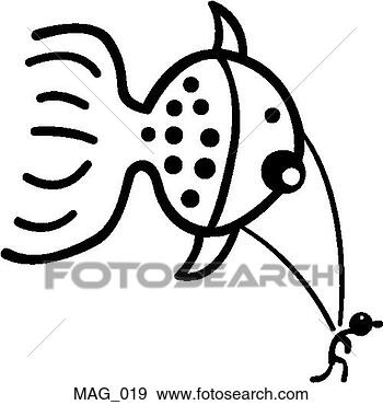 Clip Art - big fish kite. 
fotosearch - search 
clipart, illustration, 
drawings and vector 
eps graphics images