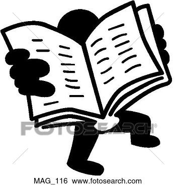 Clip Art - grande,  livro. 
fotosearch - busca 
de ilustrações 
clipeart e desenhos