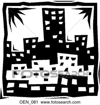 Clipart - city skyline. 
fotosearch - search 
clipart, illustration, 
drawings and vector 
eps graphics images