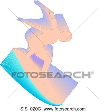 Clip Art - surfing color. 
fotosearch - search 
clipart, illustration, 
drawings and vector 
eps graphics images