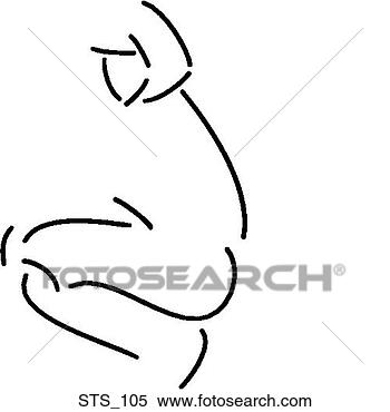 Clipart - crouching female. 
fotosearch - search 
clipart, illustration, 
drawings and vector 
eps graphics images