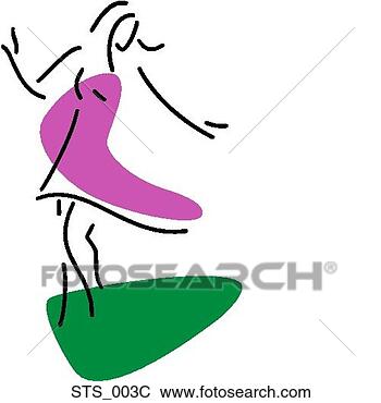 Clip Art - dancing female 
color. fotosearch 
- search clipart, 
illustration, 
drawings and vector 
eps graphics images