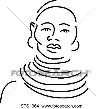 Clipart - female african. 
fotosearch - search 
clipart, illustration, 
drawings and vector 
eps graphics images