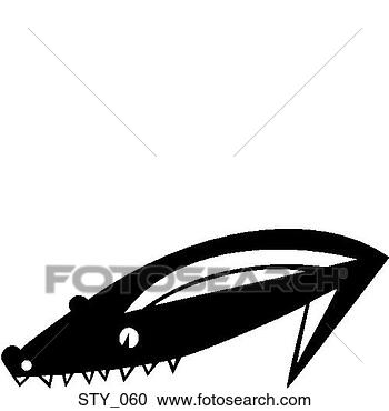Clipart - alligator shoe. 
fotosearch - search 
clipart, illustration, 
drawings and vector 
eps graphics images