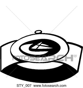 Clip Art - fashion watch. 
fotosearch - search 
clipart, illustration, 
drawings and vector 
eps graphics images