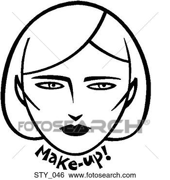Clip Art - make up. fotosearch 
- search clipart, 
illustration, 
drawings and vector 
eps graphics images