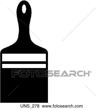 Clip Art - paint brush. fotosearch 
- search clipart, 
illustration, 
drawings and vector 
eps graphics images
