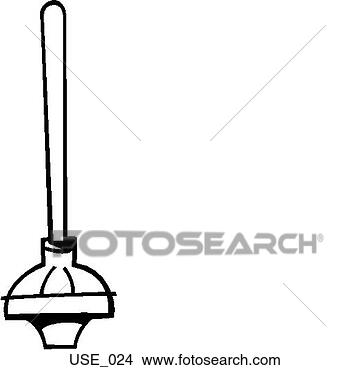 Clipart - plunger. fotosearch 
- search clipart, 
illustration, 
drawings and vector 
eps graphics images