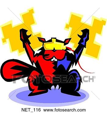 Clip Art - beaver tech. fotosearch 
- search clipart, 
illustration, 
drawings and vector 
eps graphics images