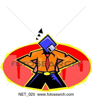 Clipart - disk guy. fotosearch 
- search clipart, 
illustration, 
drawings and vector 
eps graphics images