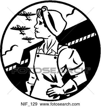 Clip Art - factory woman. 
fotosearch - search 
clipart, illustration, 
drawings and vector 
eps graphics images