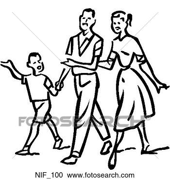 Clipart - happy family. 
fotosearch - search 
clipart, illustration, 
drawings and vector 
eps graphics images