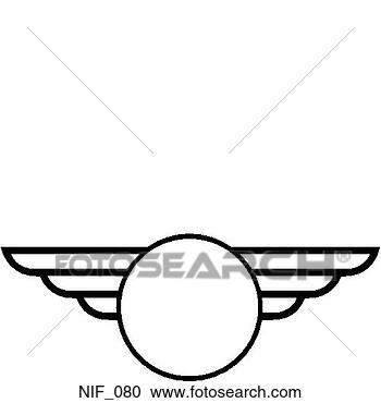Clipart - winged frame. 
fotosearch - search 
clipart, illustration, 
drawings and vector 
eps graphics images