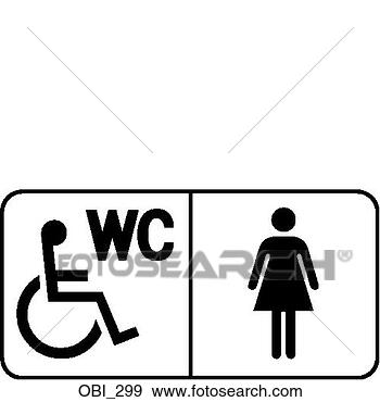 Clip Art - washroom female. 
fotosearch - search 
clipart, illustration, 
drawings and vector 
eps graphics images