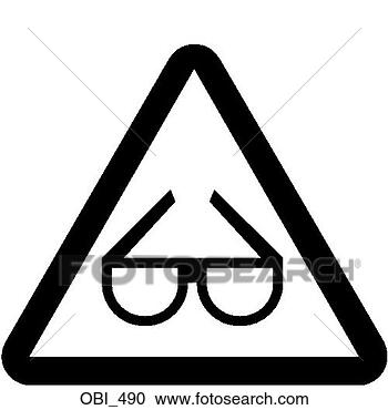 Clipart - wear safety glasses. 
fotosearch - search 
clipart, illustration, 
drawings and vector 
eps graphics images