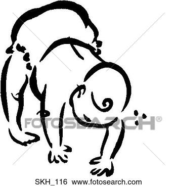 Clip Art - baby crawling. 
fotosearch - search 
clipart, illustration, 
drawings and vector 
eps graphics images