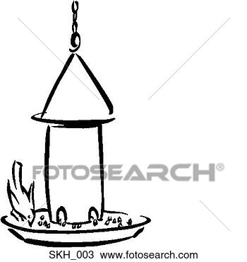 Clipart - bird feeder. fotosearch 
- search clipart, 
illustration, 
drawings and vector 
eps graphics images